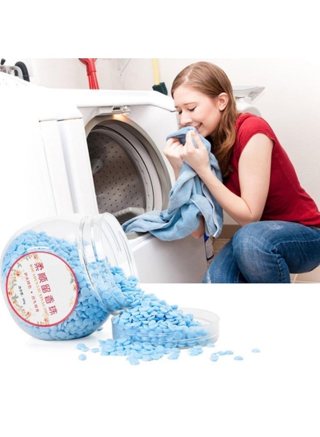 Laundry fragrance beads, deodorizing fabric freshener, soft laundry beads, 100g - assorted scents and colors - Image 2